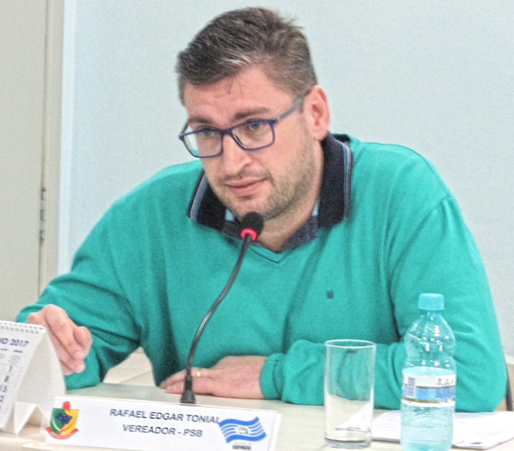  - Vereador de Capinzal (SC), Rafael Edgar Tonial (PSB).