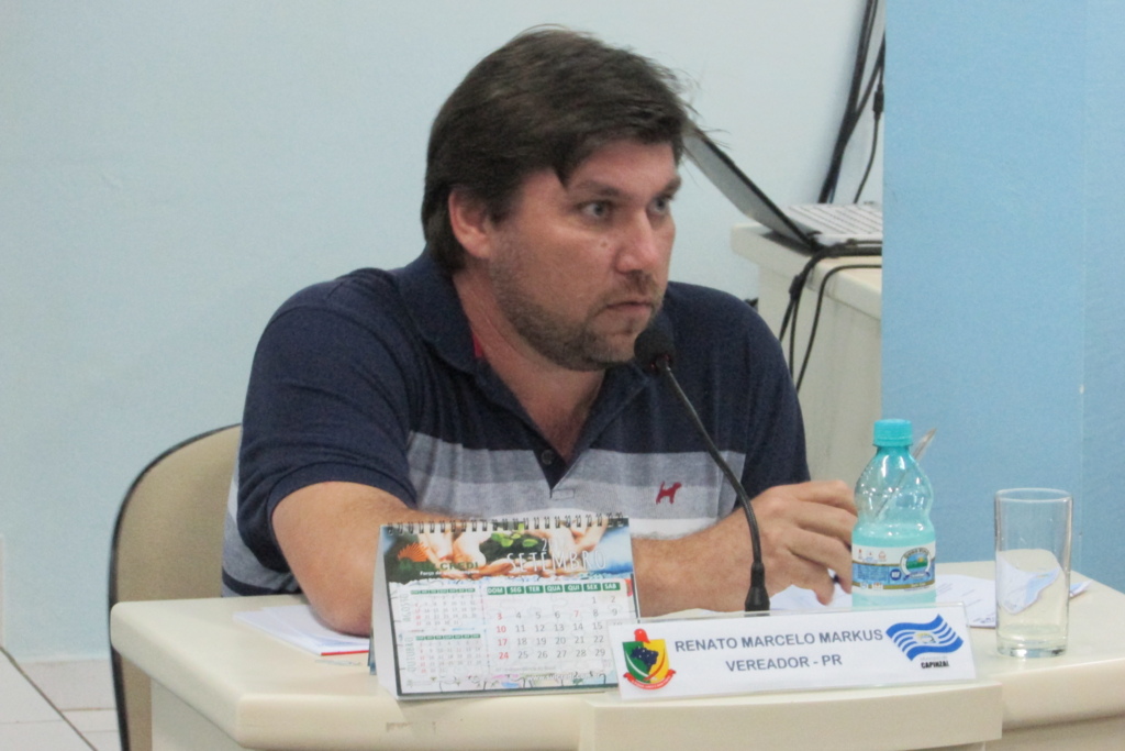  - Vereador Renato Marcelo Markus (PR).