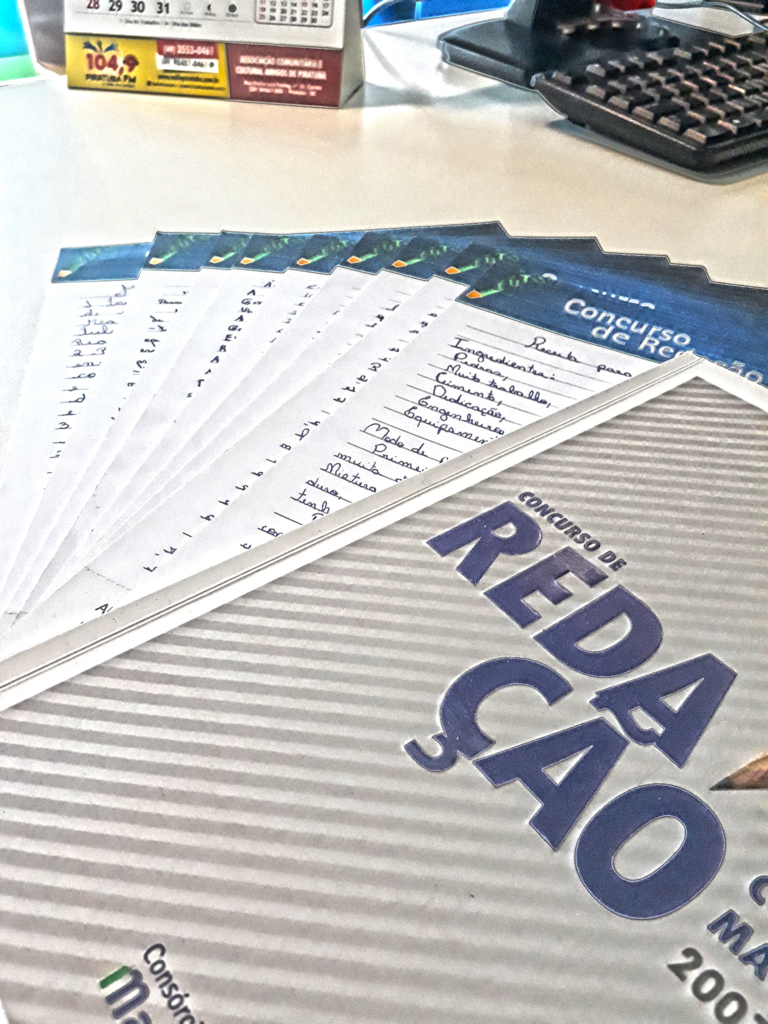 Concurso de Redação do Consórcio Machadinho recebe os primeiros textos