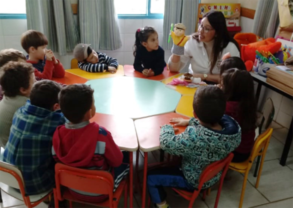 Diversão em Pinhal na hora de aprender saúde bucal