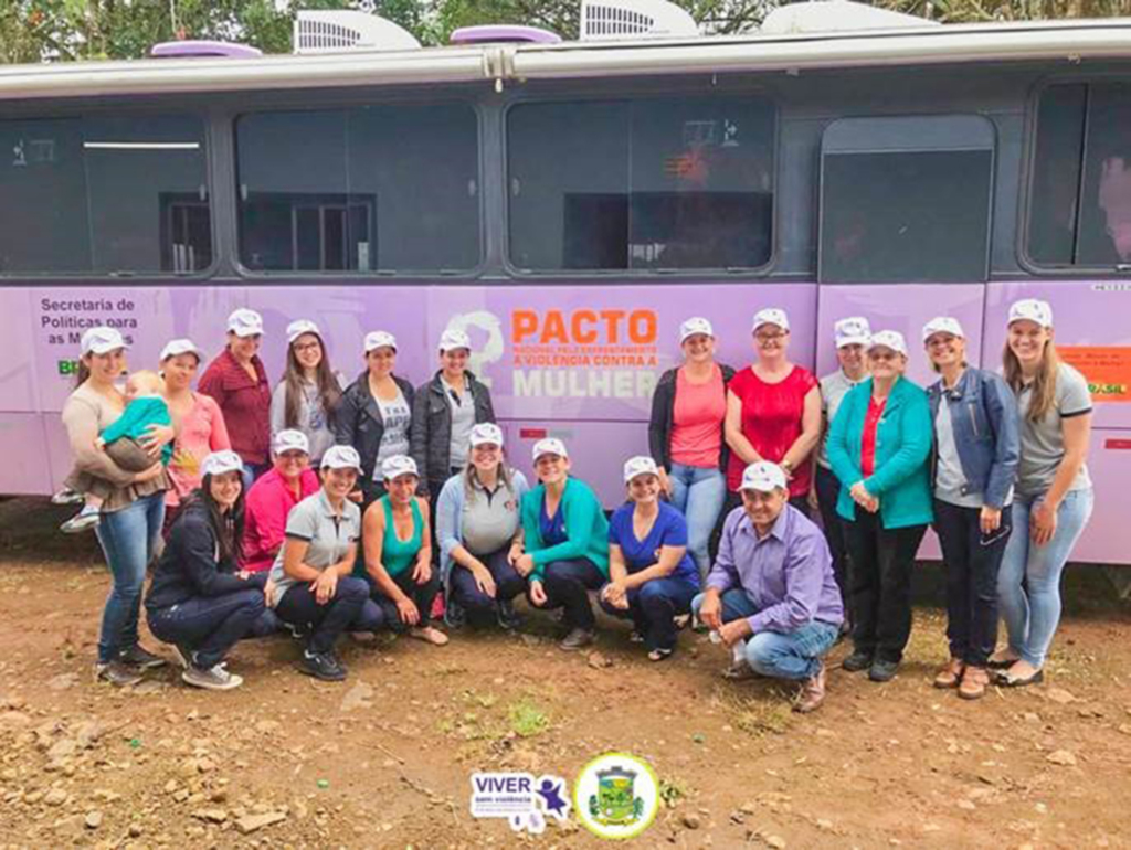 Ônibus Lilás chegou ao município de Vargem