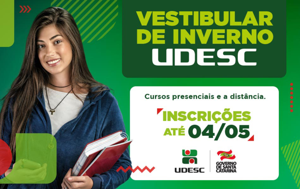 Vestibular de Inverno da Udesc abre inscrições para dois cursos a distância em Joaçaba