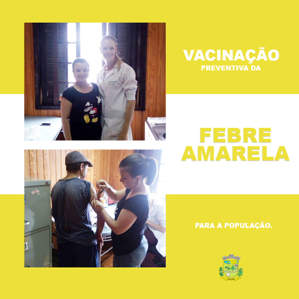 Vacinação preventiva da febre amarela para a  população de Vargem