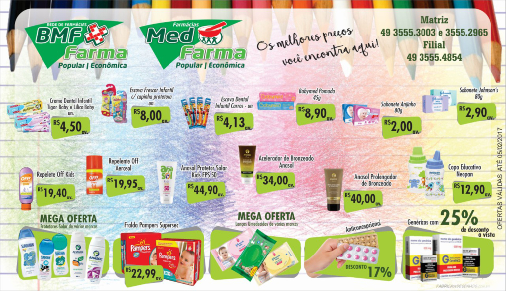 Med Farma e Rede BMF Farma popular / econômica