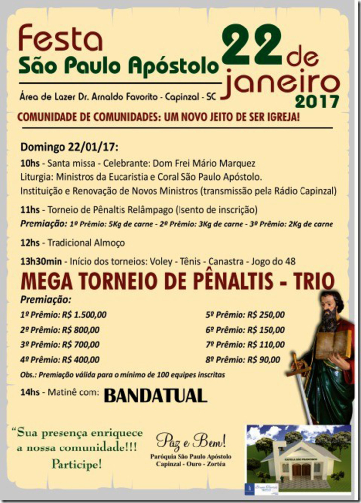 Festa de São Paulo Apóstolo