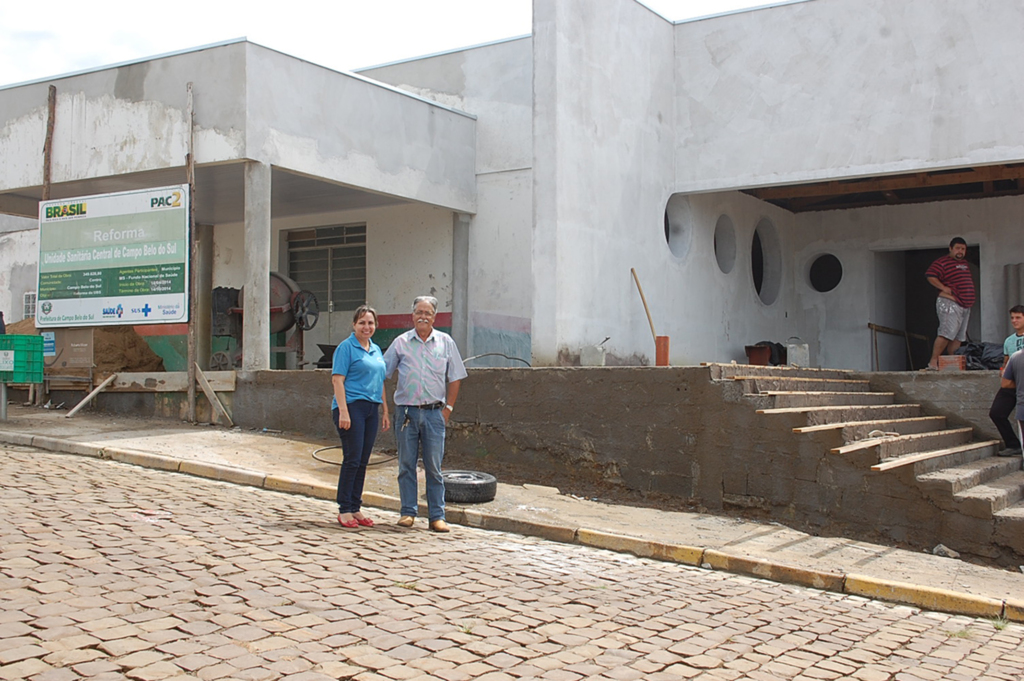 Unidade Básica de Saúde em fase de conclusão