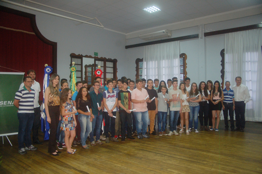 SENAI: Cerimônia de Encerramento dos Cursos de Iniciação Profissional