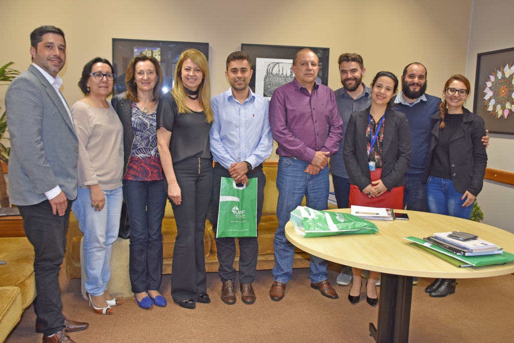 Professores da Unoesc visitaram a UPF no dia 18 de outubro - 
