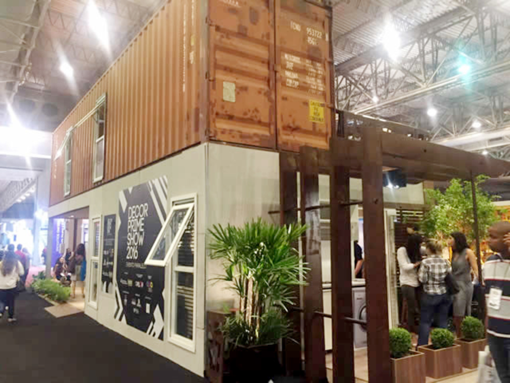 Casa Container de 108 m² foi a sensação da Feicon Batimat Nordeste