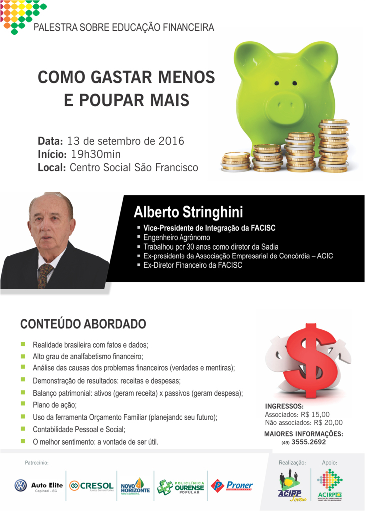 Acirp - Palestra com Alberto Stringhini.