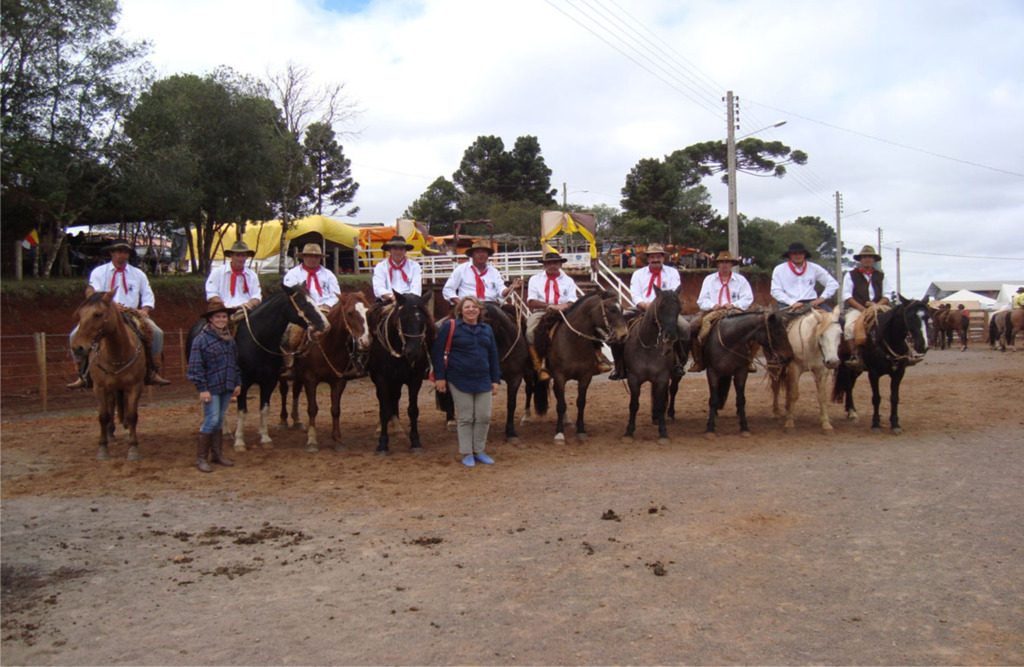 Seleção de laço de Esmeralda  na Festa do Pinhão em Muitos Capões