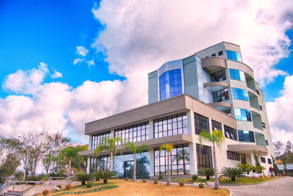  - Sede da Reitoria da Unoesc.
