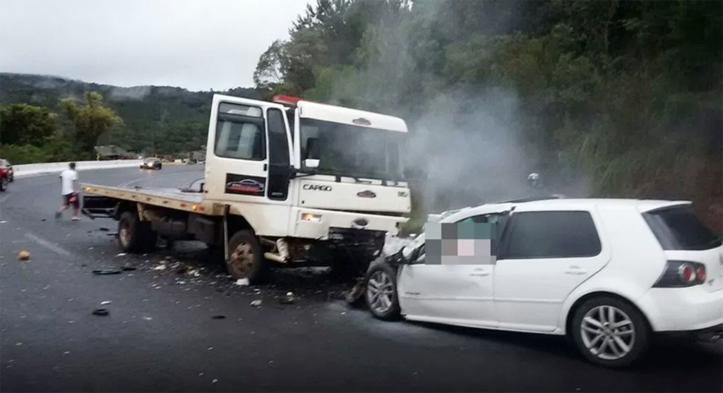 Morre quinta vítima de acidente na BR-282 em Vargem, no Meio-oeste catarinense