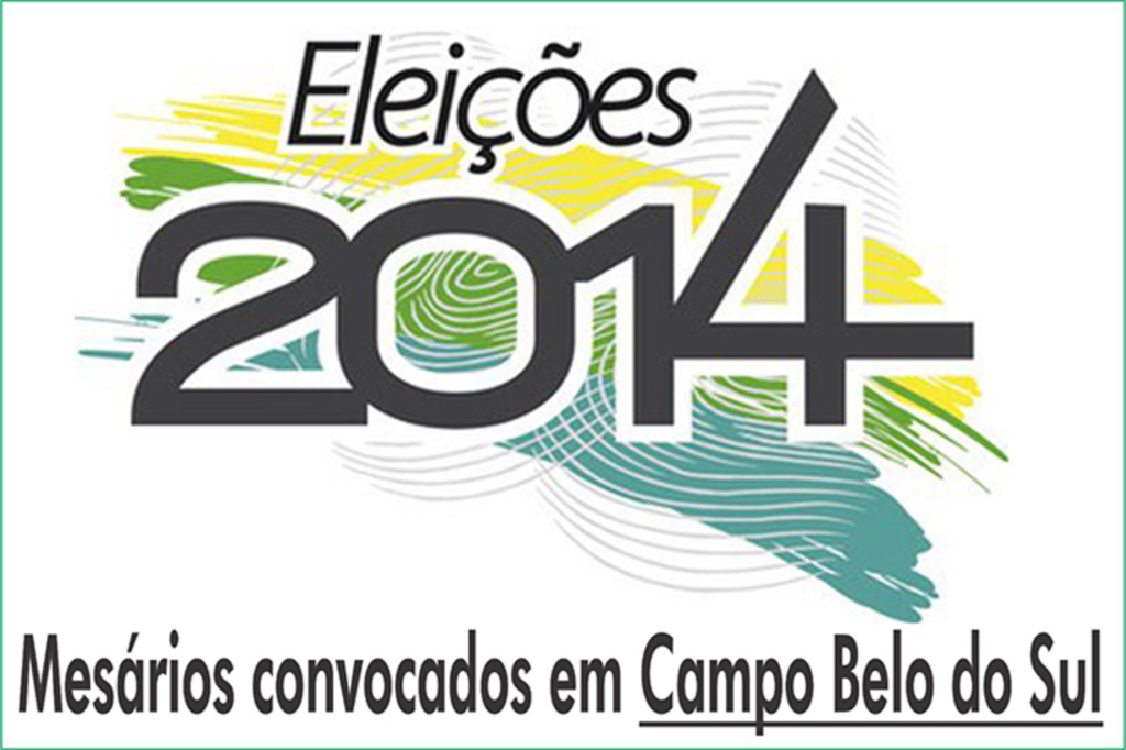 Mesários convocados no município de CAMPO BELO DO SUL ? Eleições 2014