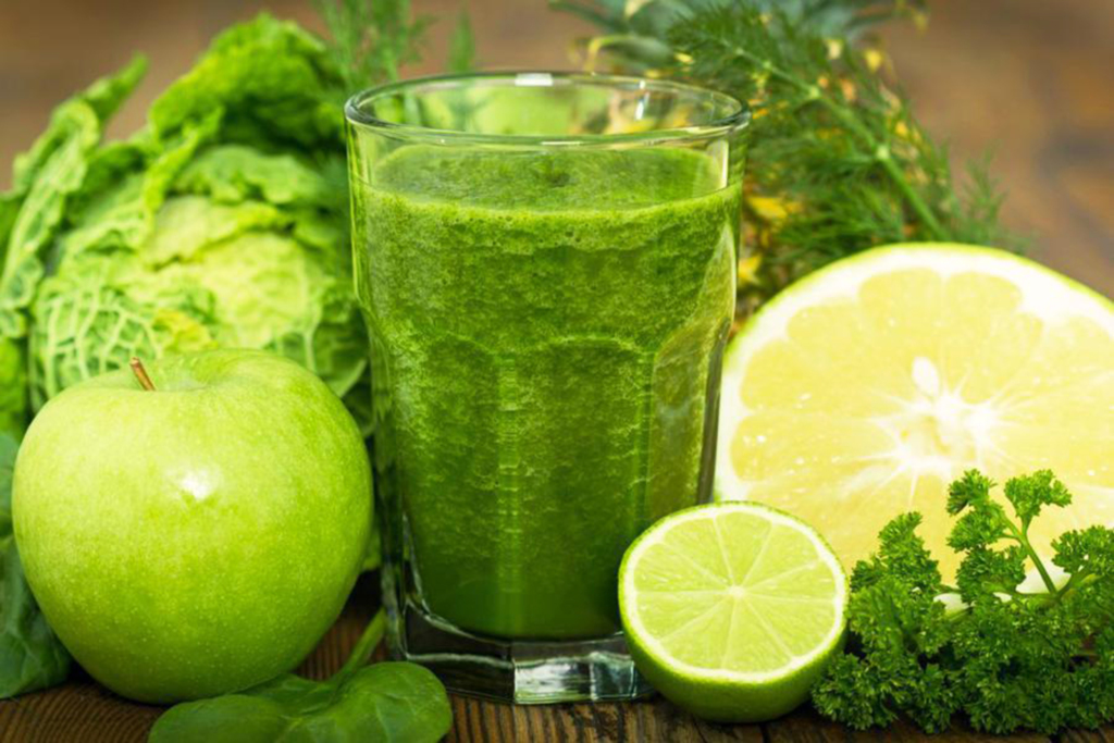 Receita de suco verde com maçã