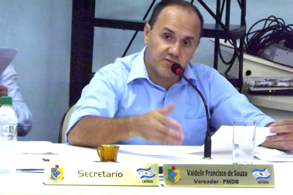  - Vereador Valdelir Francisco de Souza (Jegue / PMDB).