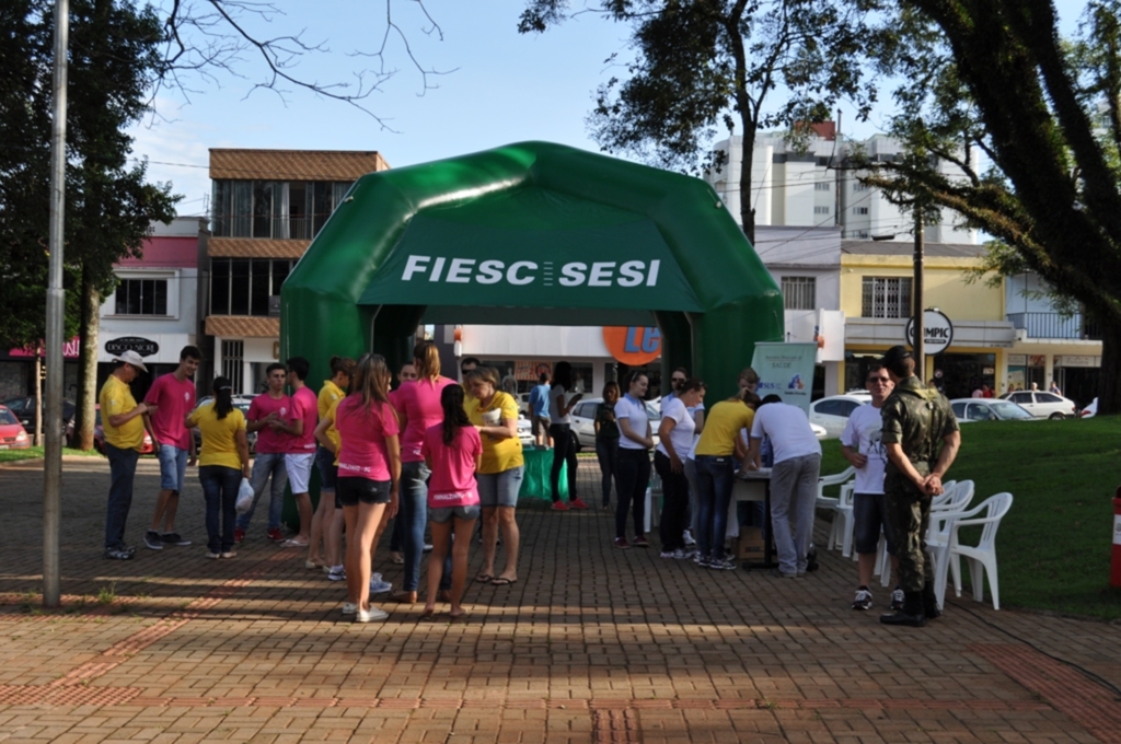 MARCOS A. BEDIN - Ação mobilizou a comunidade para o combate à reprodução do mosquito aedes aegypti