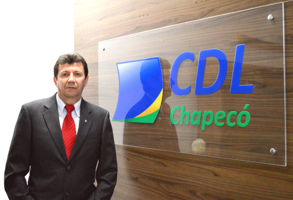  - Presidente da CDL Chapecó, José Carlos Benini.