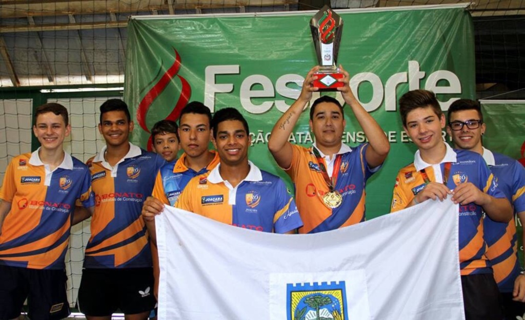  - Equipe de Joaçaba bicampeã no tênis de mesa da  OLESC