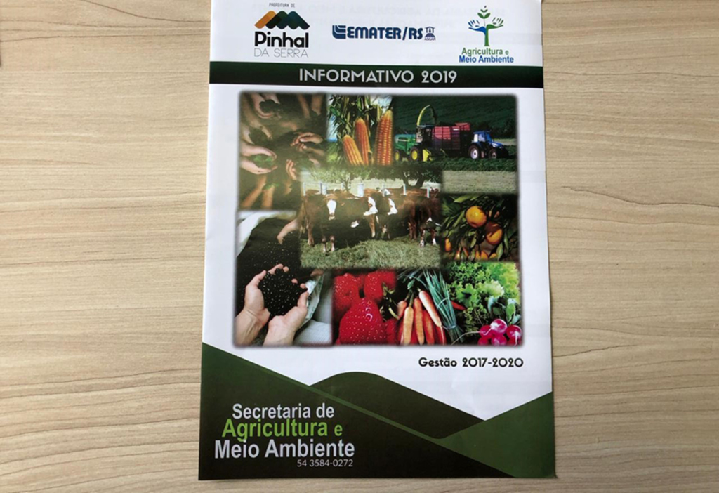 Secretaria de  Agricultura de Pinhal disponibiliza Informativo 2019