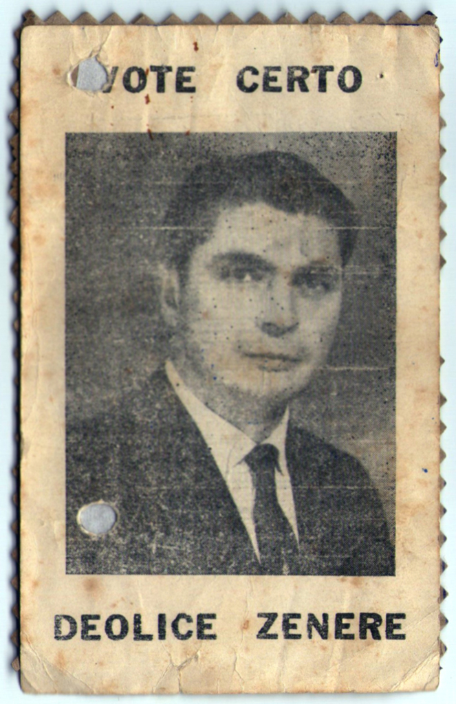  - A foto é do Sr. Deolice Zenere, quando foi eleito prefeito de Capinzal, em 03 de Outubro de 1965