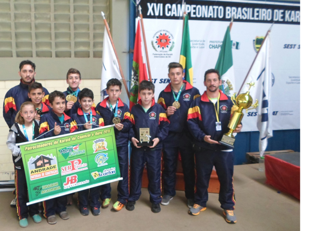  - Atletas do Karatê de Capinzal conquistam medalhas de Ouro no Campeonato Brasileiro
