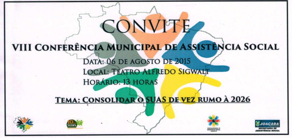 VIII Conferência Municipal de Assistência Social acontece na próxima quinta-feira