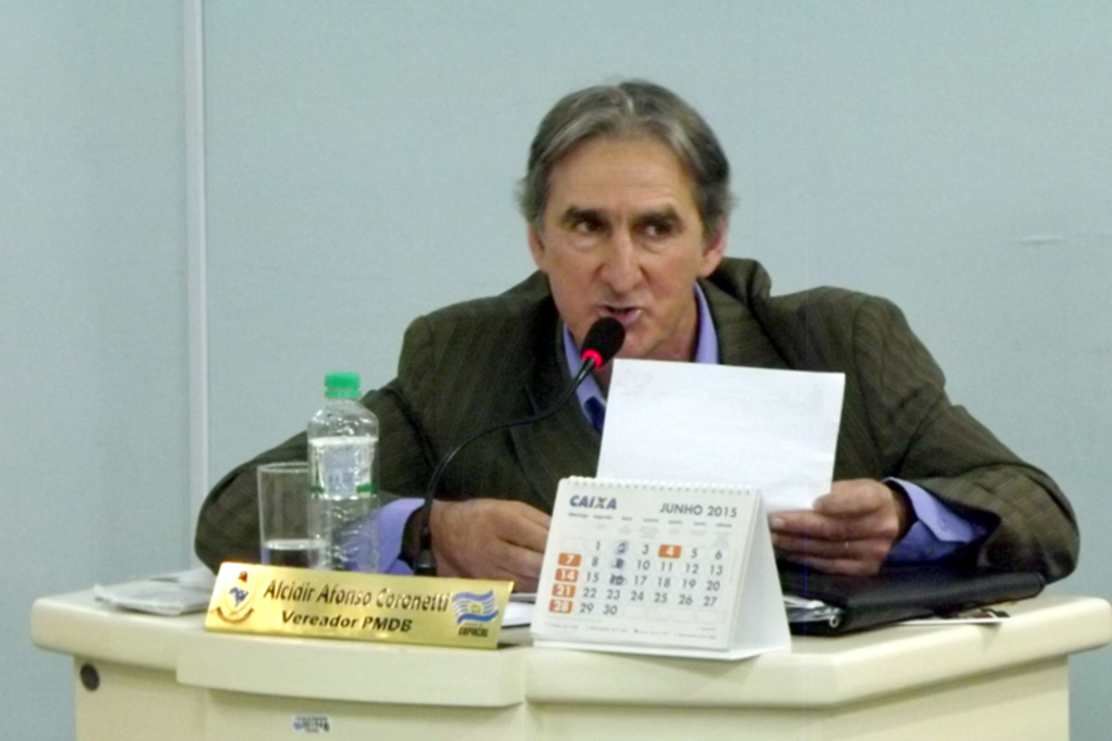Vereador Coronetti cobra da Prefeitura o repasse de recursos orçados para entidades esportivas