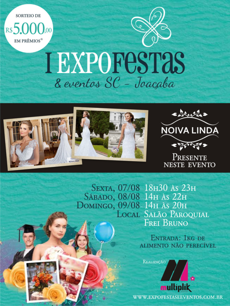 Desfile da Noiva Linda na ExpoFestas e Eventos!