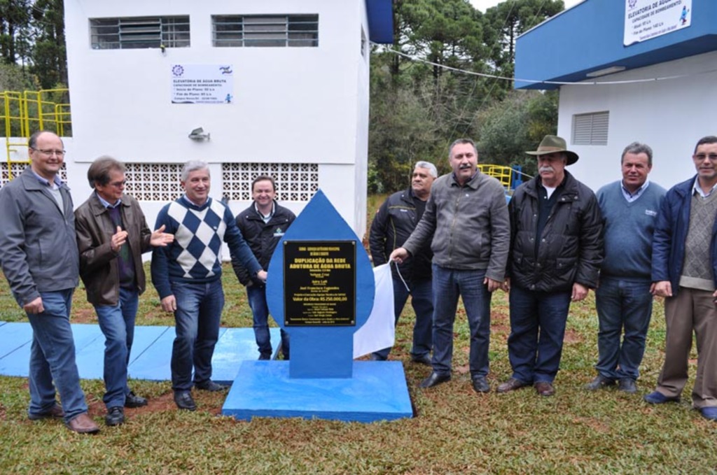 Inaugurada a Nova Captação de Água Bruta do município de Campos Novos