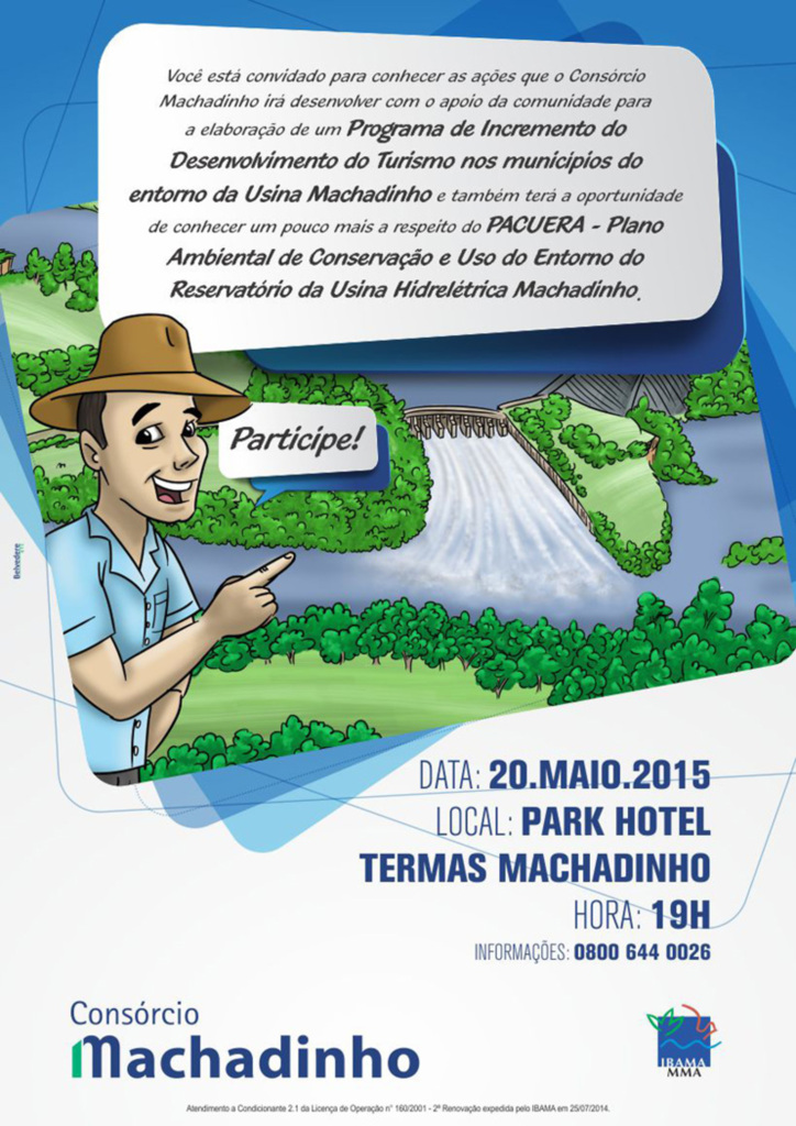 Programa de Incremento do Desenvolvimento ao Turismo para a região lindeira à Usina Machadinho