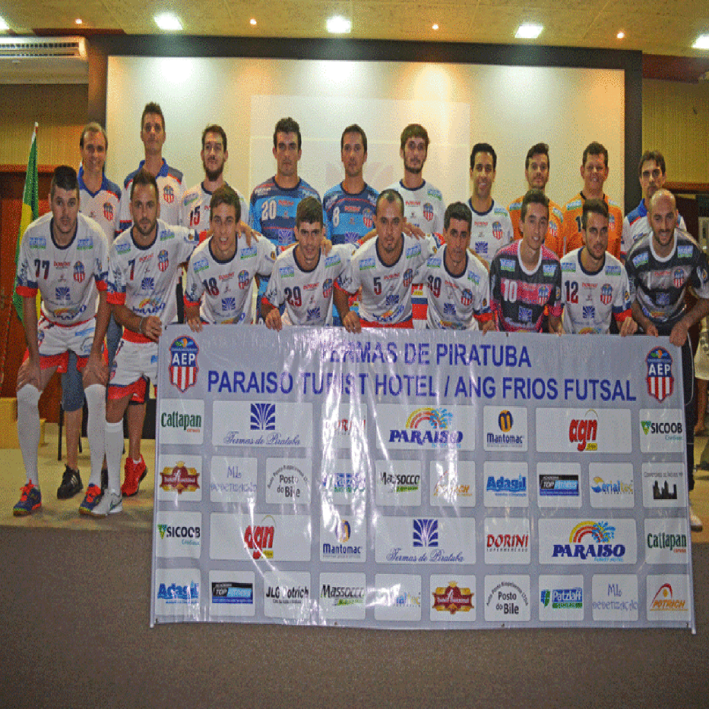 Piratuba apresenta oficialmente a equipe de Futsal