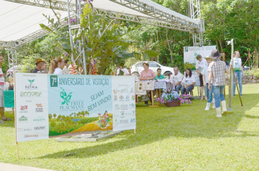 Mais de 450 pessoas participaram do 7º aniversário de visitação do Parque Estadual Fritz Plaumann