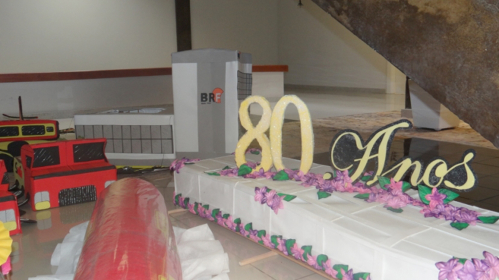 Exposição de maquetes da história dos 80 anos de Concórdia