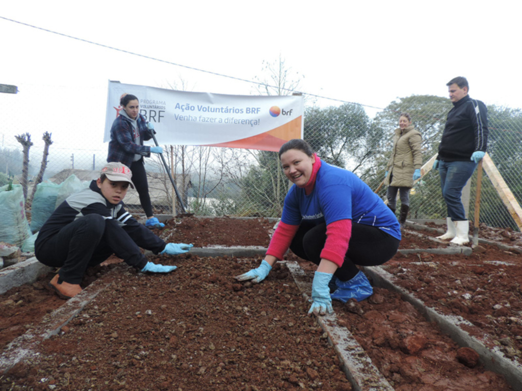Ação Voluntários BRF da unidade de Capinzal