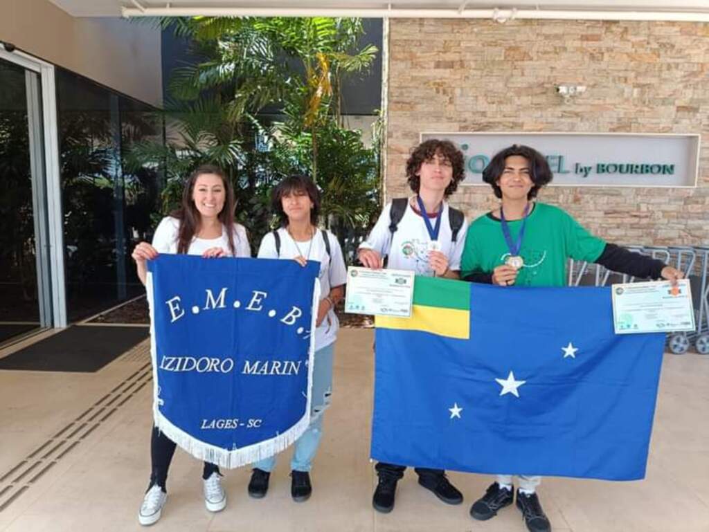 Estudantes de Lages são medalhistas na Olimpíada Brasileira