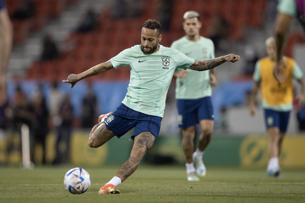 (Foto: Lucas Figueiredo - CBF) - Camisa 10 treinou normalmente e deve começar no time titular