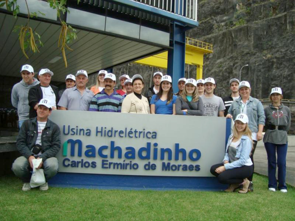 Dirigentes e associados da ACIRP conheceram a Usina Hidrelétrica Machadinho