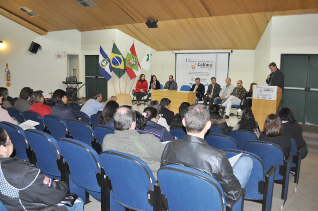 I Conferência Intermunicipal de Cultura realizada em Campos Novos