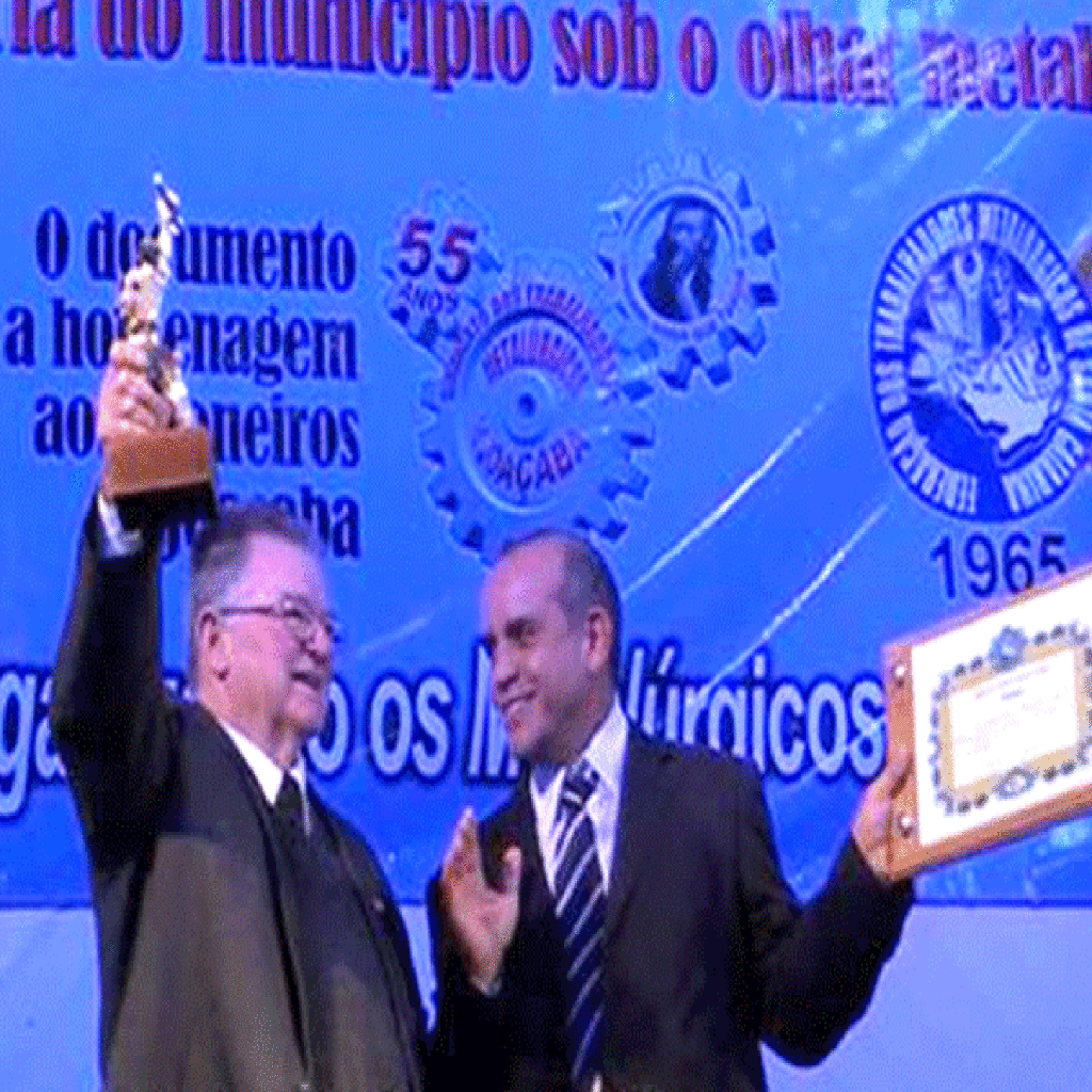 Tadeu Margarida é homenageado pela Federação dos Metalúrgicos de SC