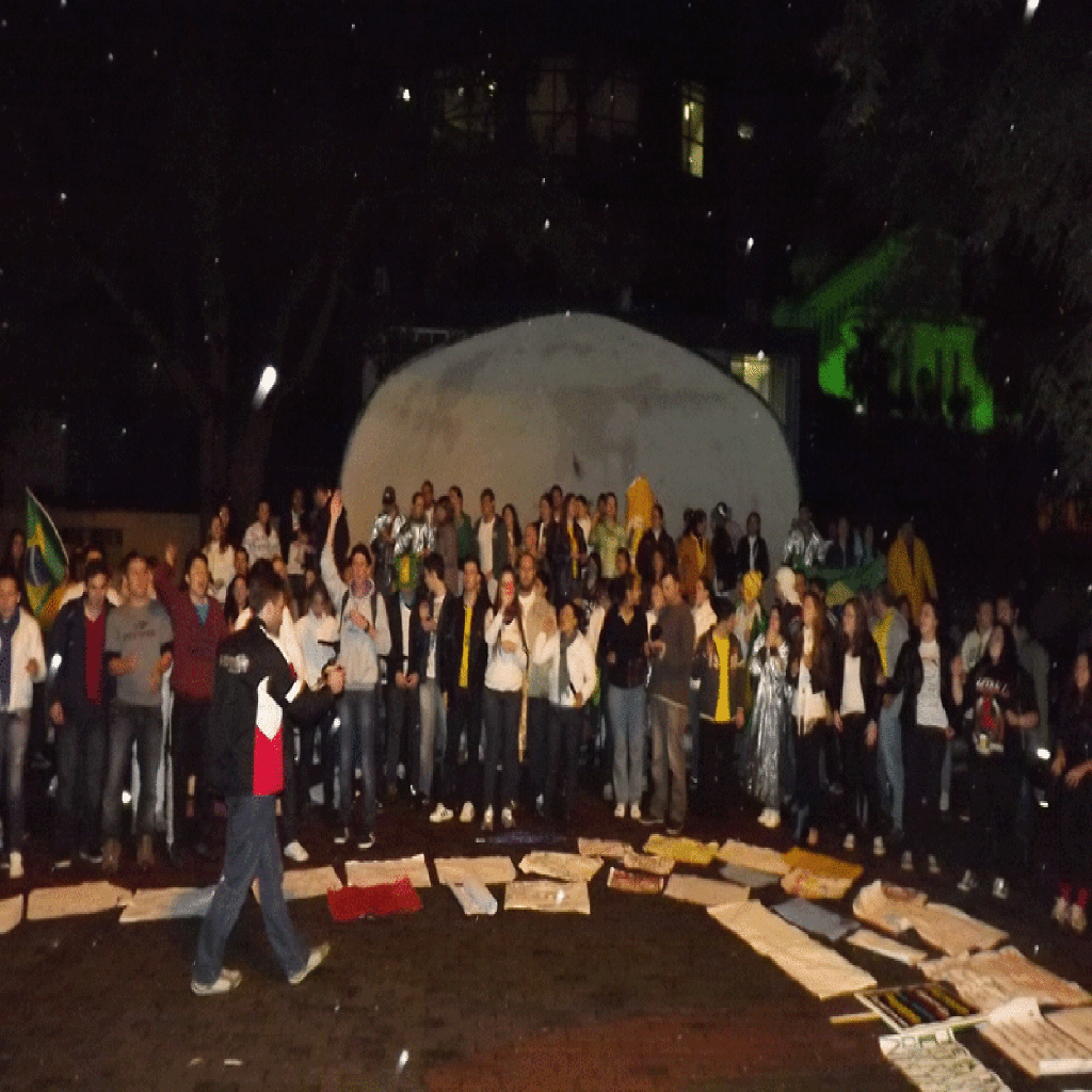 Manifestação pacífica