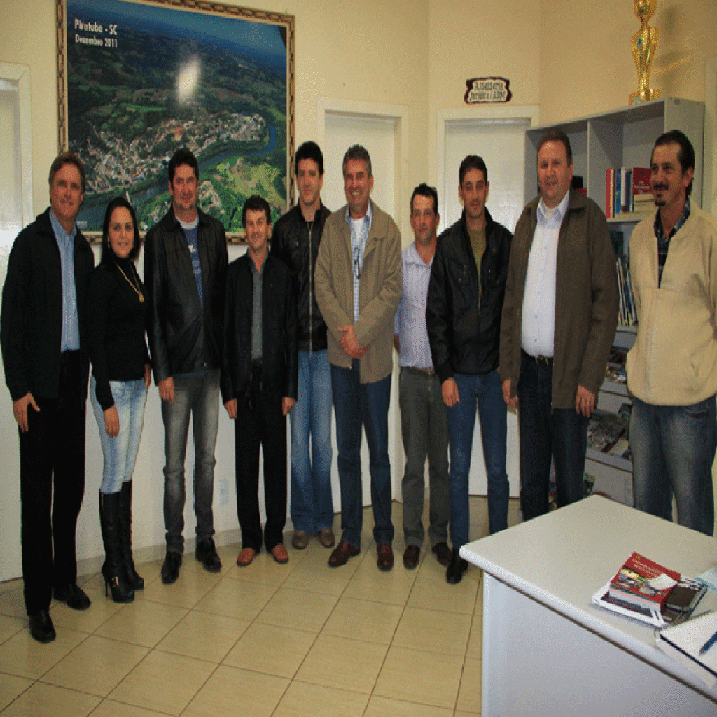 Mauro Mariani visita lideranças do PMDB de Piratuba e Ipira