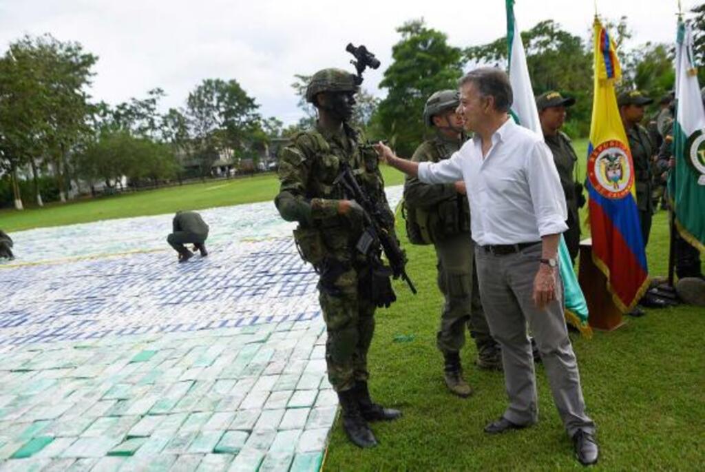 Colômbia faz apreensão recorde de 12 toneladas de cocaína