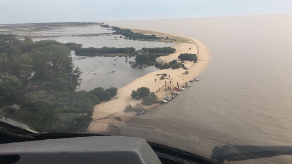 Susto nas águas da Lagoa dos Patos