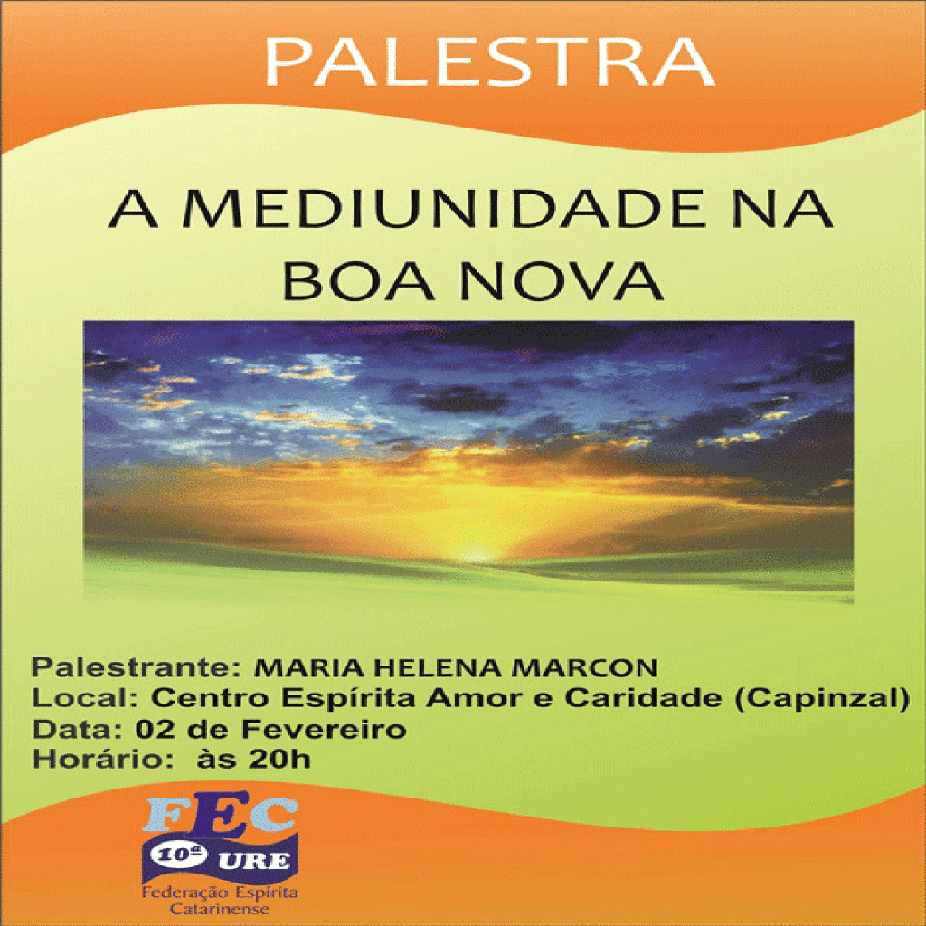 A Sociedade Espírita Amor e Caridade comemora no mês de fevereiro 49 anos de fundação
