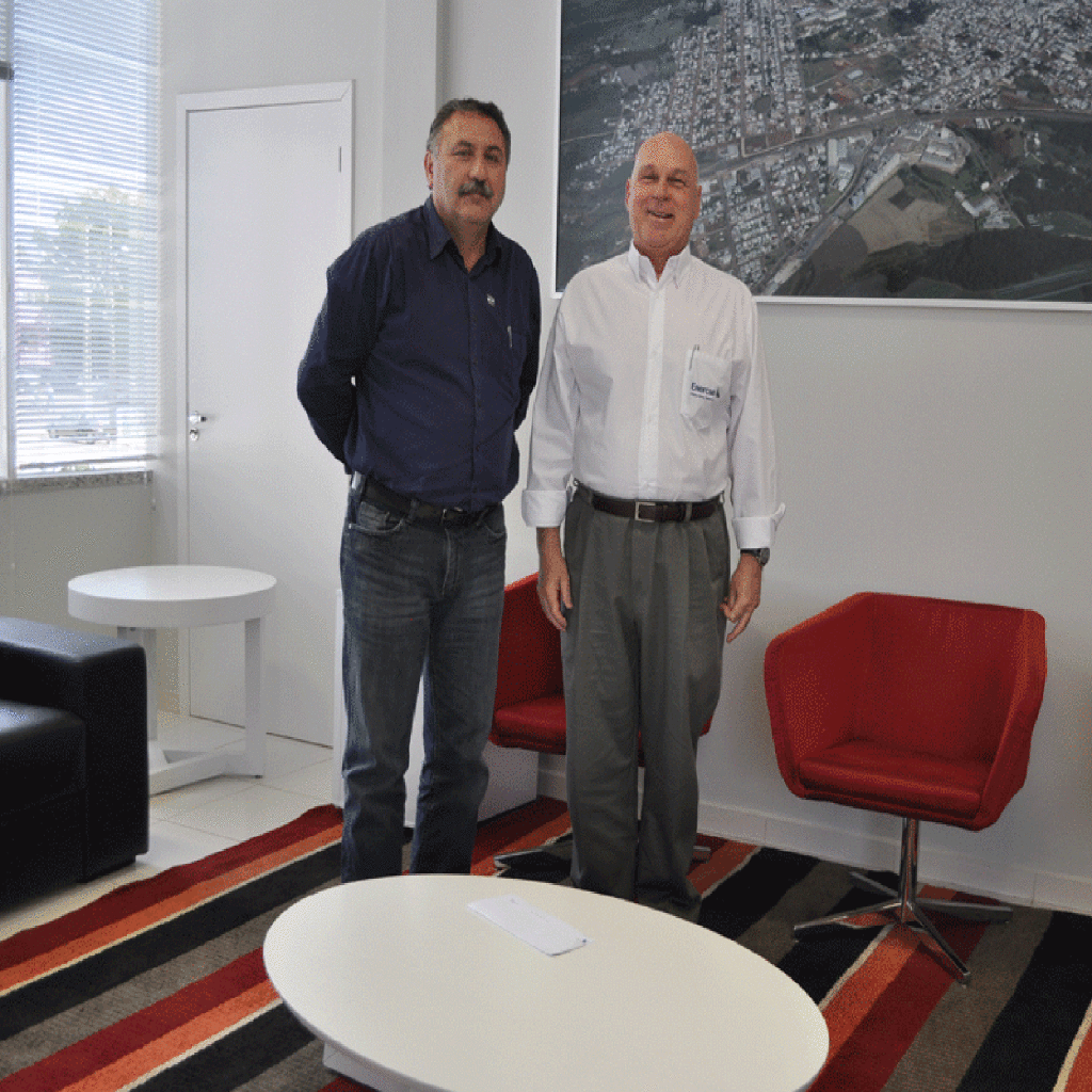 Diretor Superintendente da Enercan visita prefeito de Campos Novos, Nelson Cruz