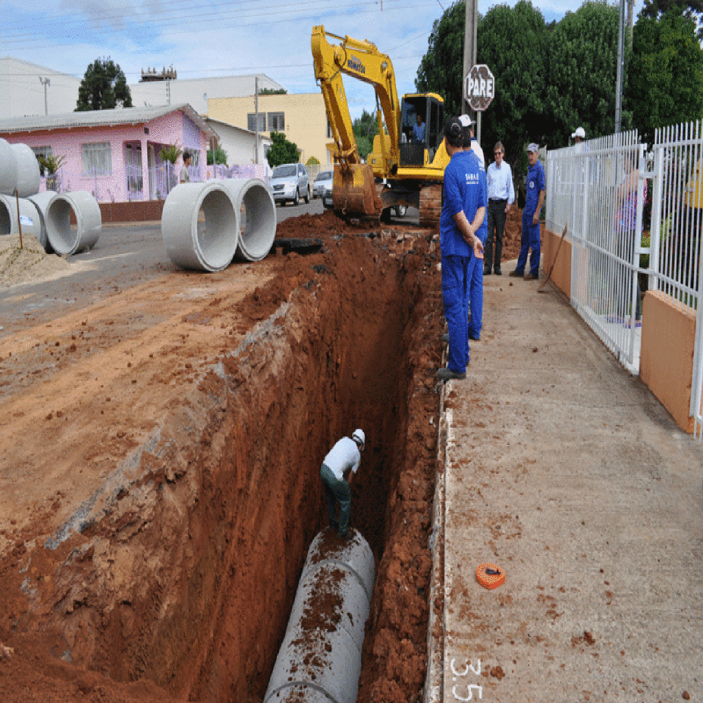 Prefeito acompanha andamento das obras em Campos Novos