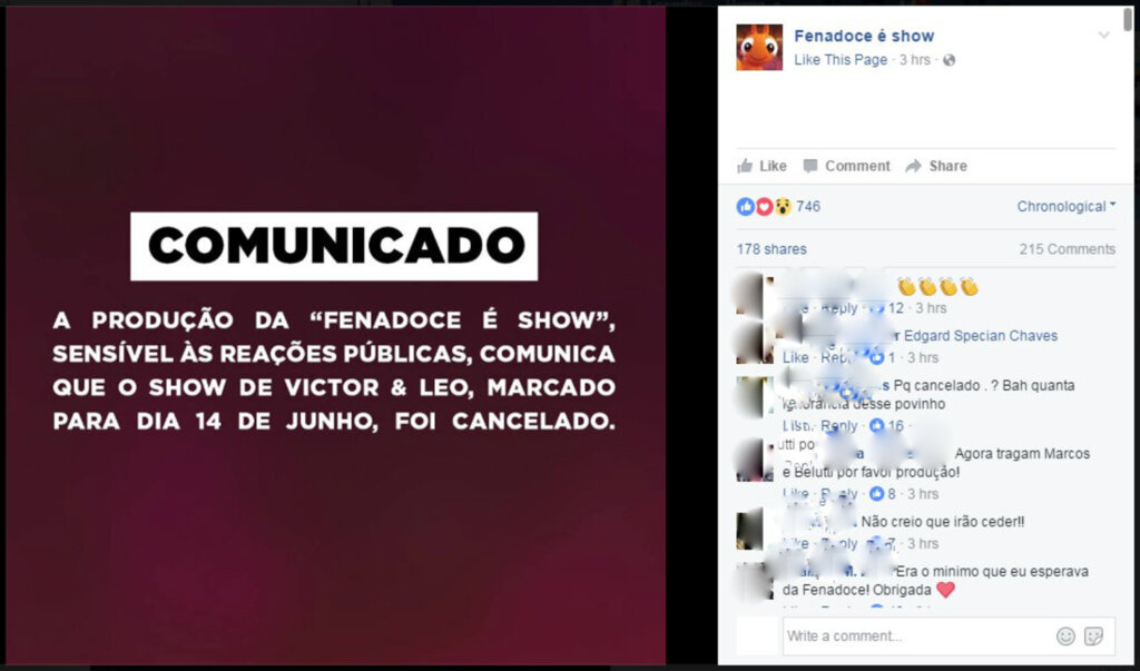 A força que vem das redes sociais