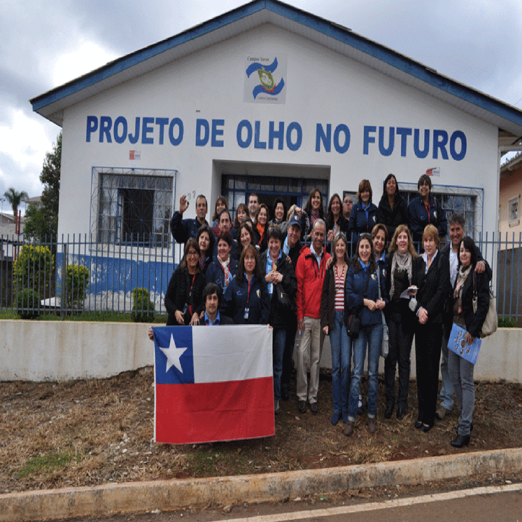 Chilenos visitam Campos Novos