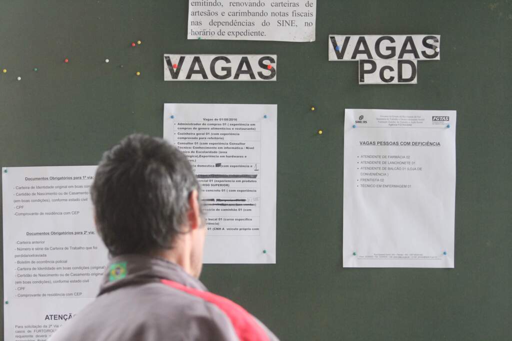 2,5 mil empregos foram encerrados